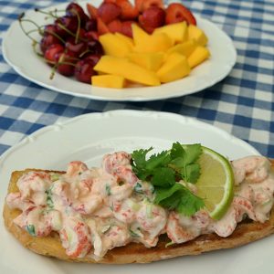 Macka med kräftröra