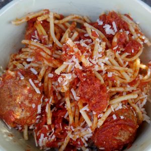 Italienska köttbullar med tomatsås