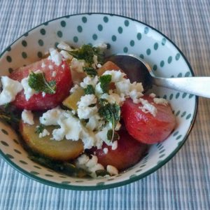 Polkabetor med brynt salviasmör