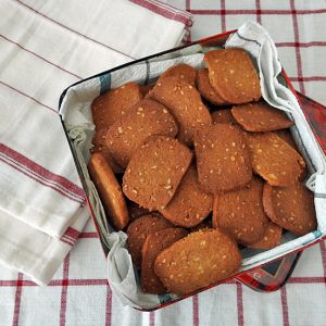 Skurna knäckiga pepparkakor