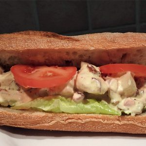 Macka med kycklingröra