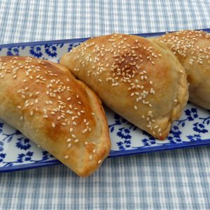 Piroger med fetaost och spenat